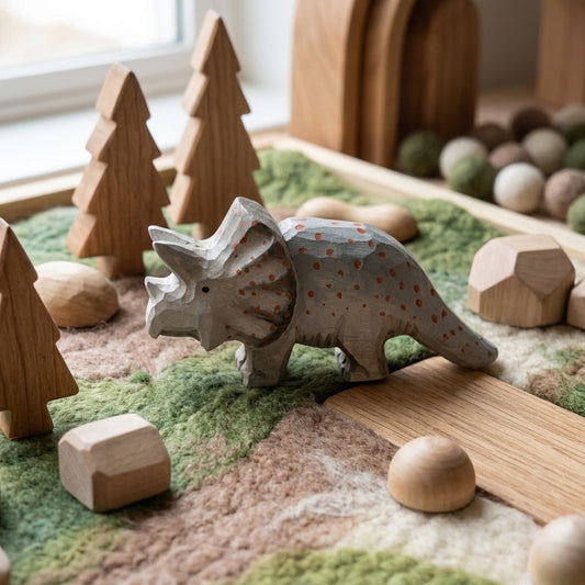 Wudimals Triceratops dinosaur